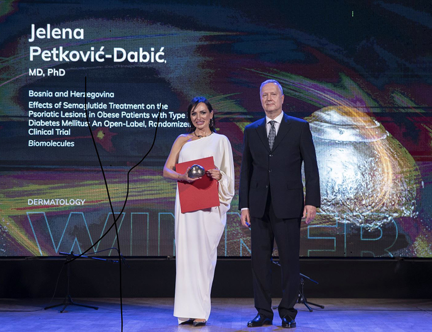 BANJA LUKA, MARCH 13 /SRNA/ - SNSD leader Milorad Dodik congratulated Dr. Jelena Petković-Dabić on winning the prestigious International Medis Awards for Medical Research, emphasizing that her success is a major achievement for the whole of Republika Srpska.