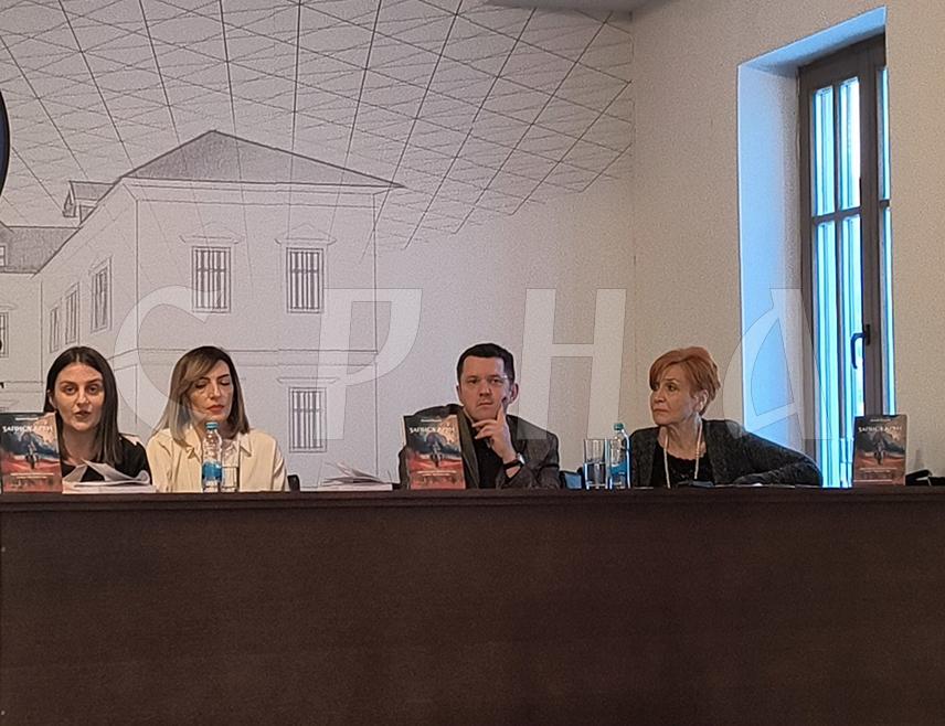 ВИШЕГРАД, 15. МАРТА /СРНА/ – У Андрићевом институту у Андрићграду вечерас је промовисан роман "Запис у крви" аутора Душка Терзића из Београда.