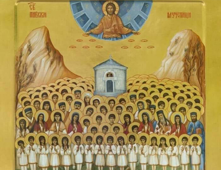ПИВА, 7. ЈУНА /СРНА/ - Српска православна црква данас обиљежава Свете пивске мученике, жртве нацистичког злочина у Пиви, у чијим селима је од 6. до 12. јуна 1943. године нацистичка дивизија "Принц Еуген" са муслиманима из СС "Ханџар" дивизије, побила 1.290 Пивљана, међу којима 549 дјеце и омладине до 20 година.
