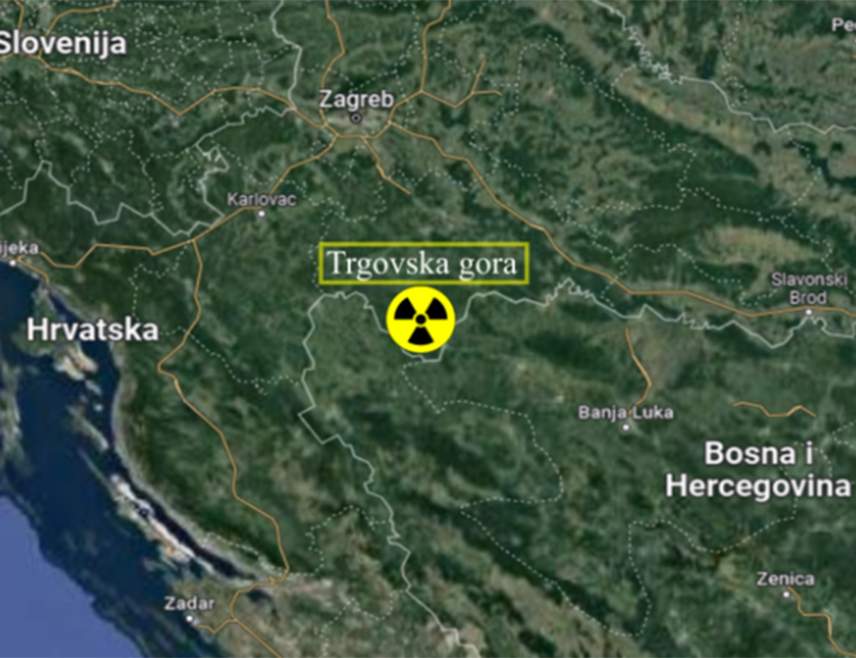 NOVI GRAD, JUNE 8 /SRNA/ - The Ministry of Foreign Trade and Economic Relations in the Council of Ministers and the associations Green Team Novi Grad and the Aarhus Center Sarajevo have submitted a complaint against Croatia to the Secretariat of the Bern Convention at the Council of Europe due to activities regarding the establishment of a Radioactive Waste Disposal Center at Trgovska gora, right on the border with BiH, the president of the Green Team Mario Crnković told SRNA.