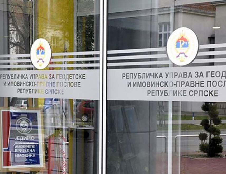 BANJA LUKA, JUNE 8 /SRNA/ – Claims made by the Center for Geopolitical Research /Geopol/ regarding a proposed legal framework on state property in BiH are contrary to the constitutions in force in BiH and to international conventions, the Republika Srpska Administration for Geodetic and Property-Legal Affairs /RUGIPP/ said.